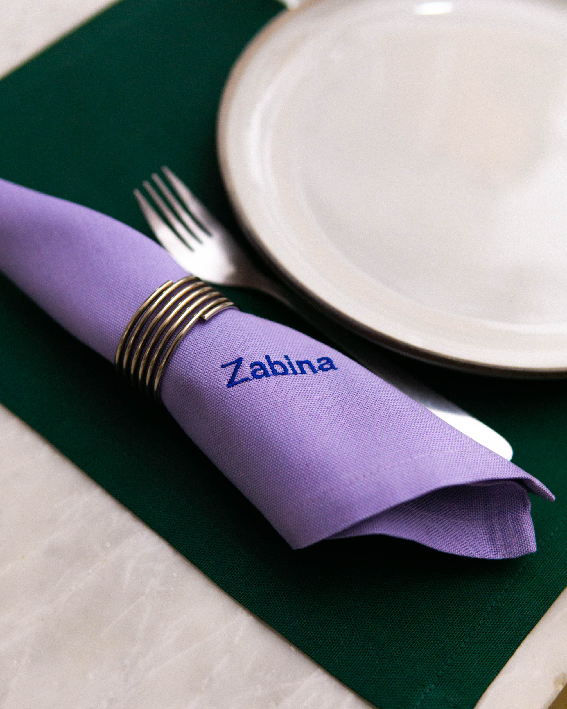 1 tovagliolo personalizzato | lilla Zabina