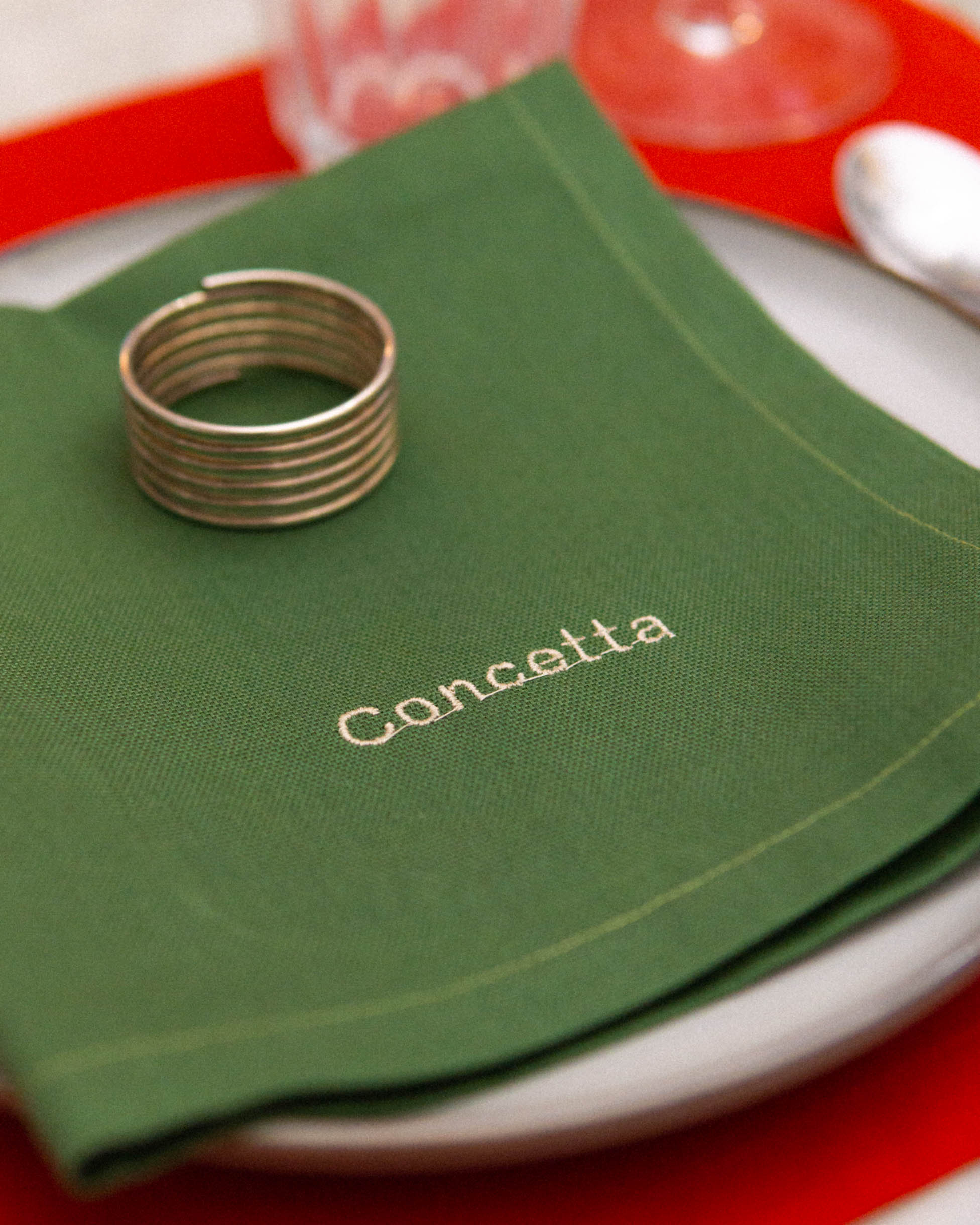 1 tovagliolo personalizzato | verde prato Concetta