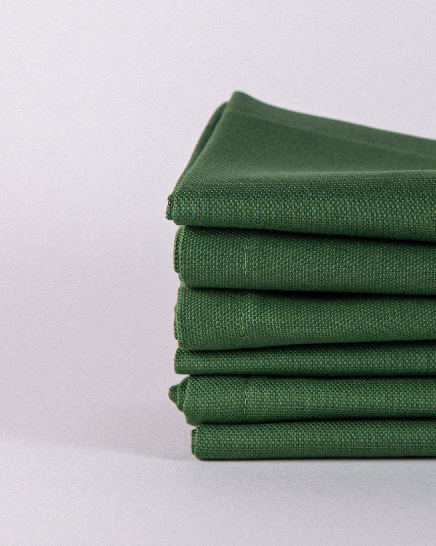 Tovaglioli In Tessuto 35x35 Cm – Set 6 Pezzi Verde Menta, Poliestere Pieghevole, Lavabili, Per Matrimoni E Feste