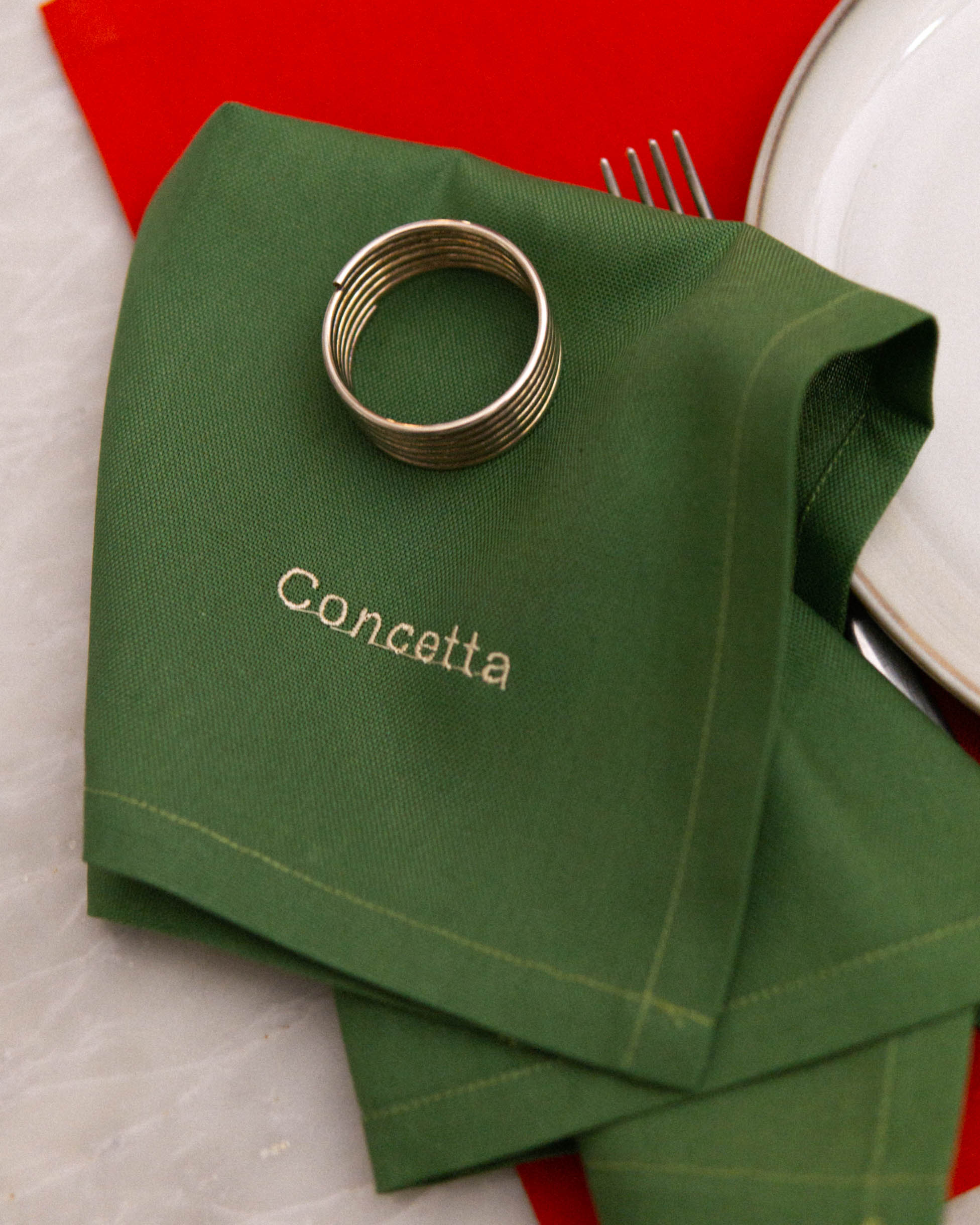 1 tovagliolo personalizzato | verde prato Concetta