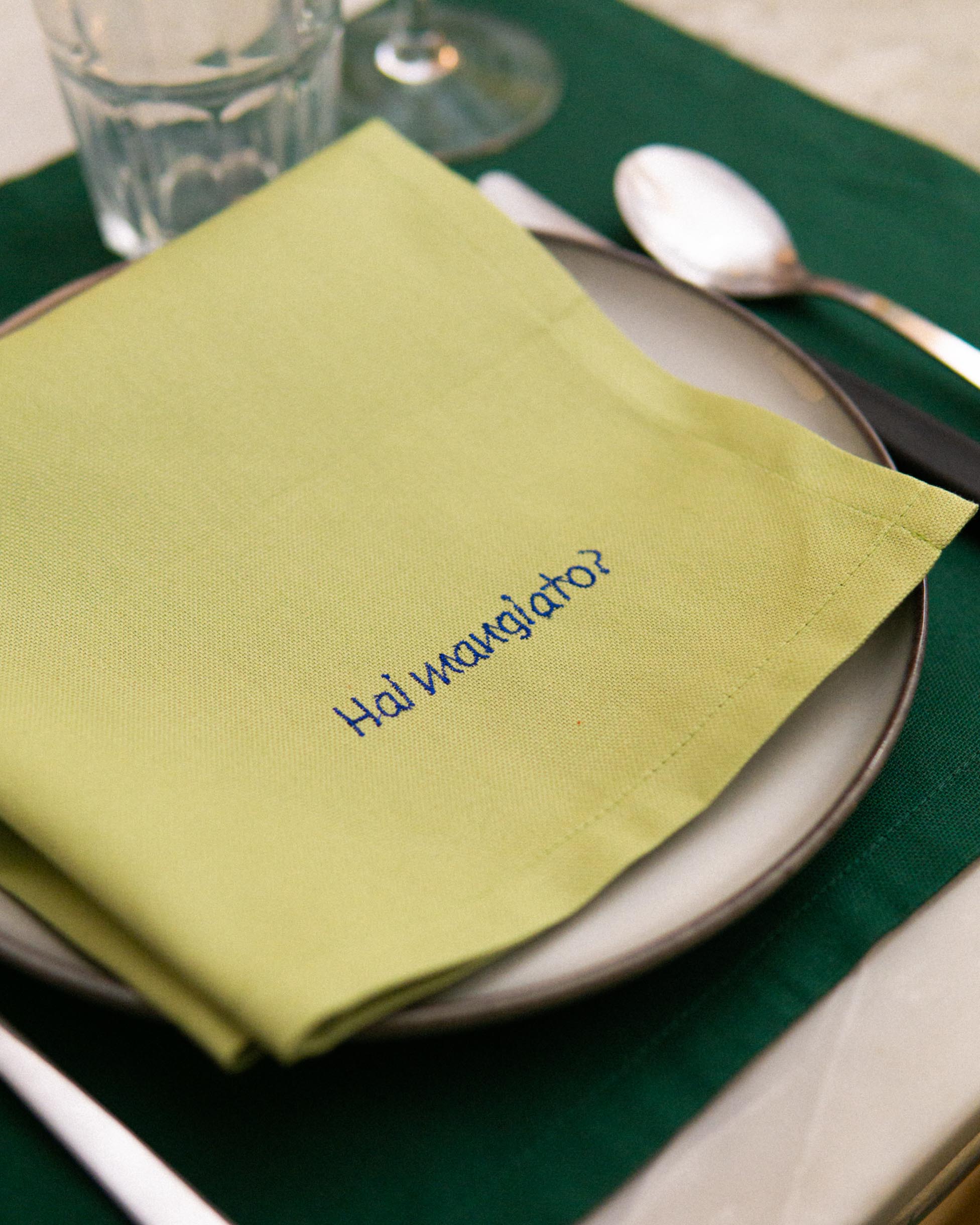 Tovagliolo "Hai mangiato?"