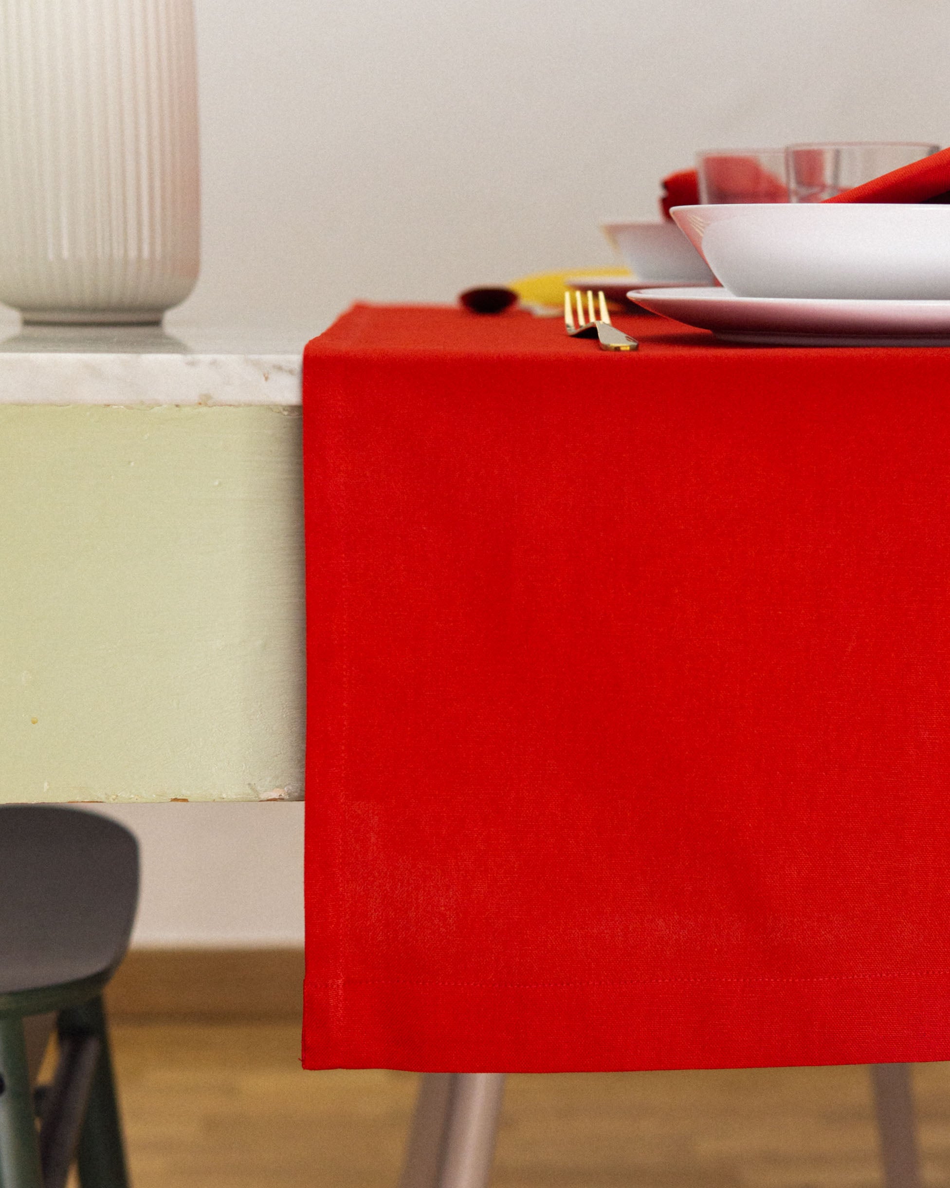 1 runner colorato | rosso Anna